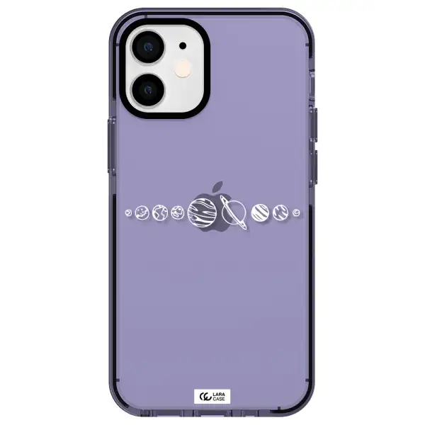 Solar System Apple iPhone 12 mini impact Lilac Case
