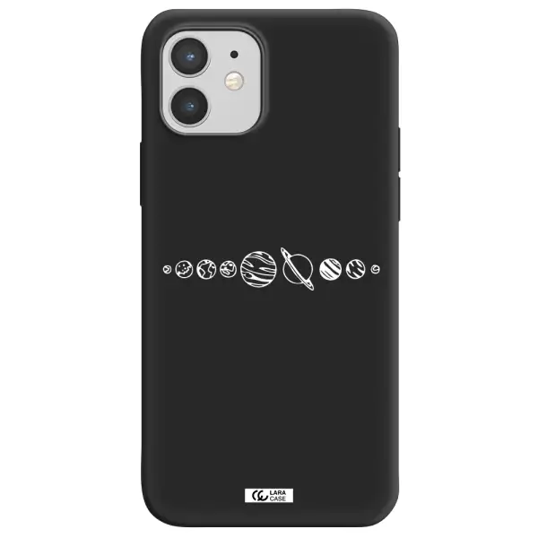 Solar System Apple iPhone 12 mini Silicone black Case