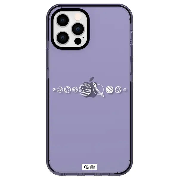 Solar System Apple iPhone 12 pro impact Lilac Case