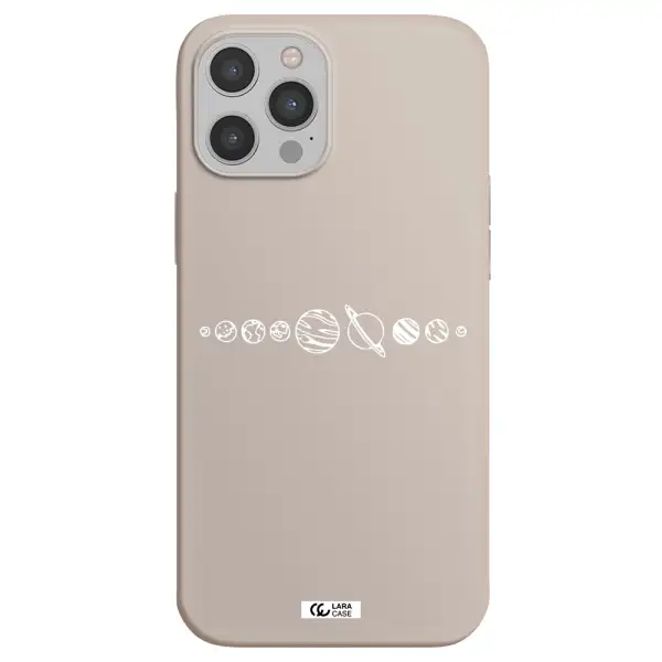 Solar System Apple iPhone 12 pro Silicone Stone Case