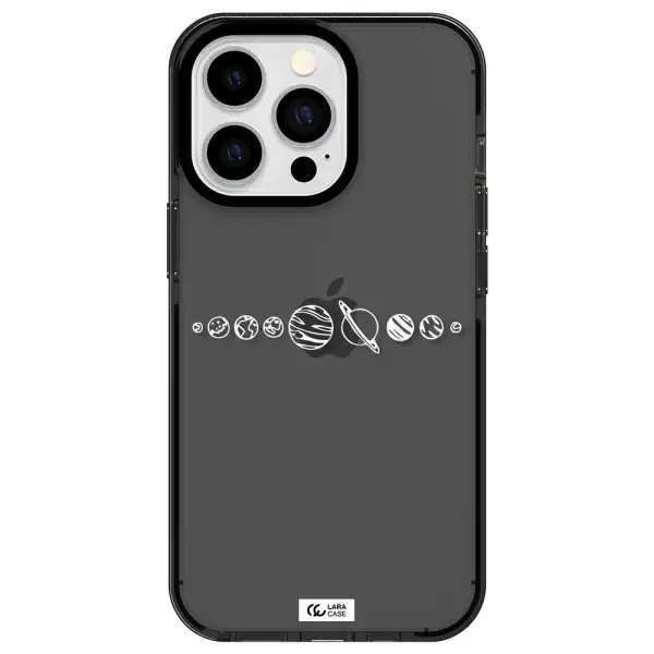 Solar System Apple iPhone 13 Pro impact Smoke Black Case