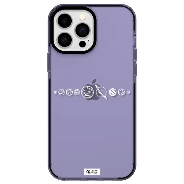 Solar System Apple iPhone 13 Pro Max impact Lilac Case