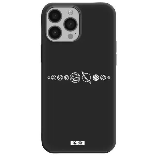 Solar System Apple iPhone 13 Pro Max Silicone black Case