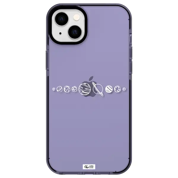 Solar System Apple iPhone 14 plus impact Lilac Case
