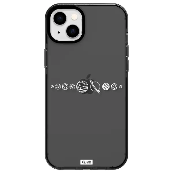 Solar System Apple iPhone 14 plus impact Smoke Black Case