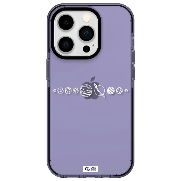 Solar System Apple iPhone 14 pro impact Lilac Case