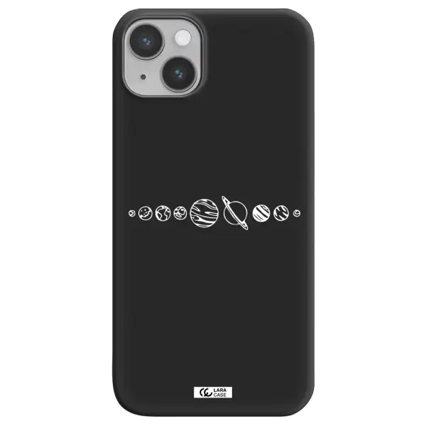 Solar System Apple iPhone 14 Silicone black Case