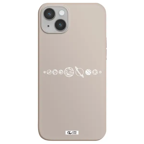 Solar System Apple iPhone 14 Silicone Stone Case