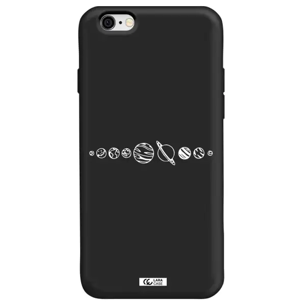 Solar System Apple iPhone 6 Silicone black Case