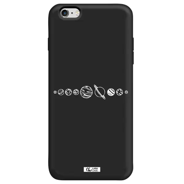 Solar System Apple iPhone 6S Silicone black Case