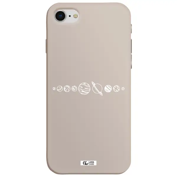Solar System Apple iPhone se 2020 Silicone Stone Case