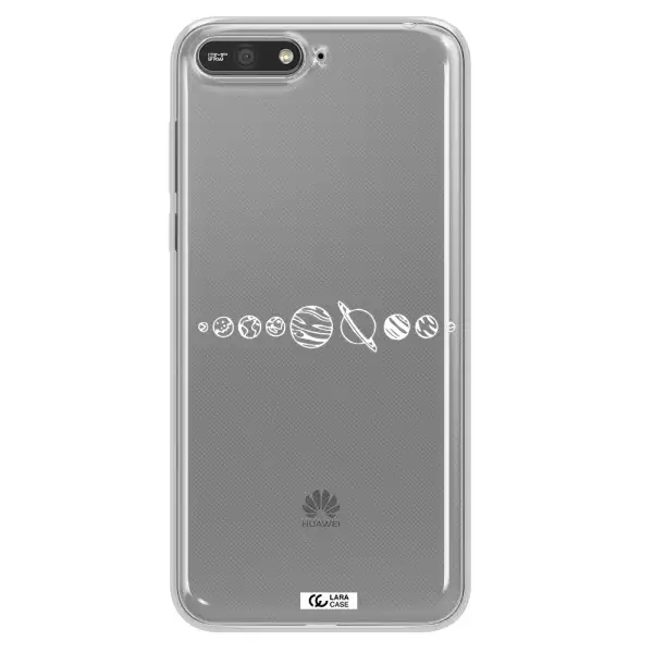 Solar System Huawei Y6 2018 Clear TPU Case