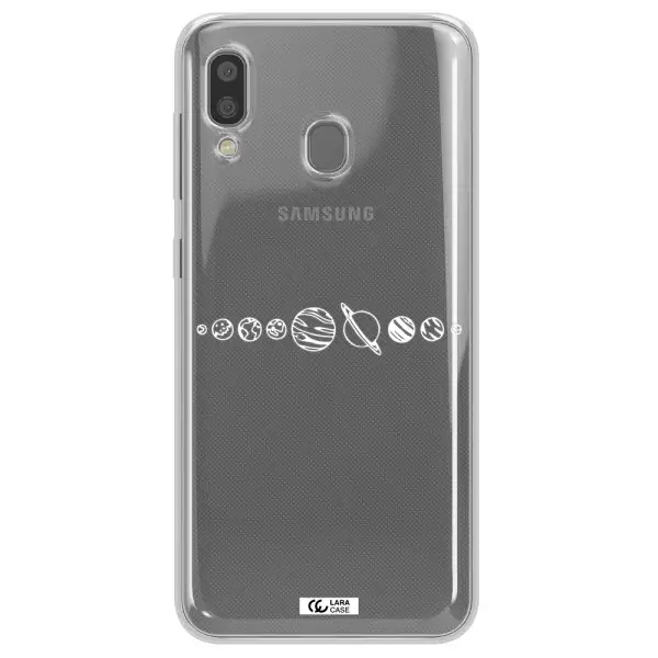 Solar System Samsung A20 Clear TPU Case