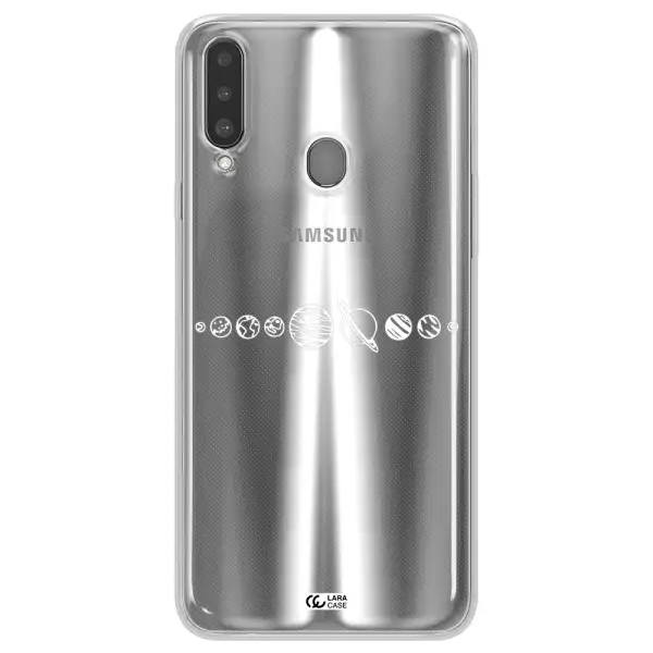 Solar System Samsung A20S Clear TPU Case