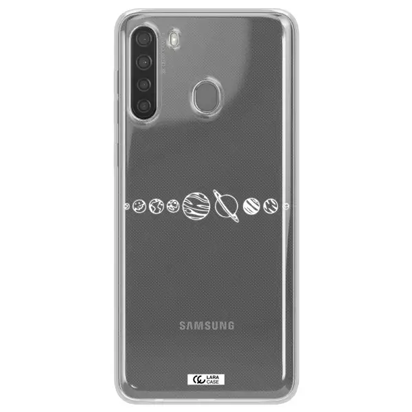 Solar System Samsung A21 Clear TPU Case