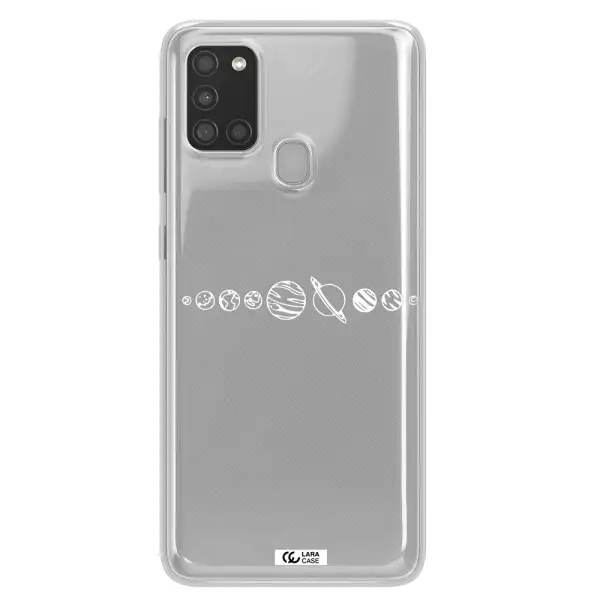 Solar System Samsung A21S Clear TPU Case