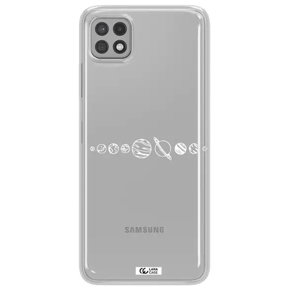Solar System Samsung A22 5g Clear TPU Case