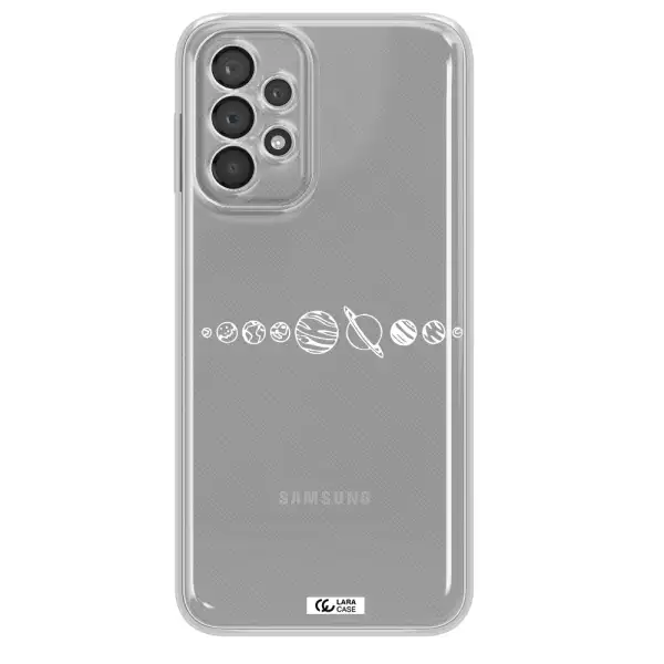 Solar System Samsung A23 5G Clear Tpu Case
