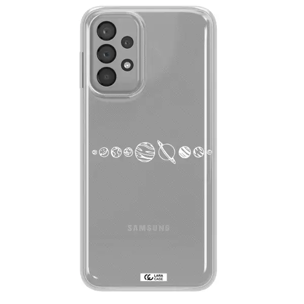 Solar System Samsung A23 Clear TPU Case