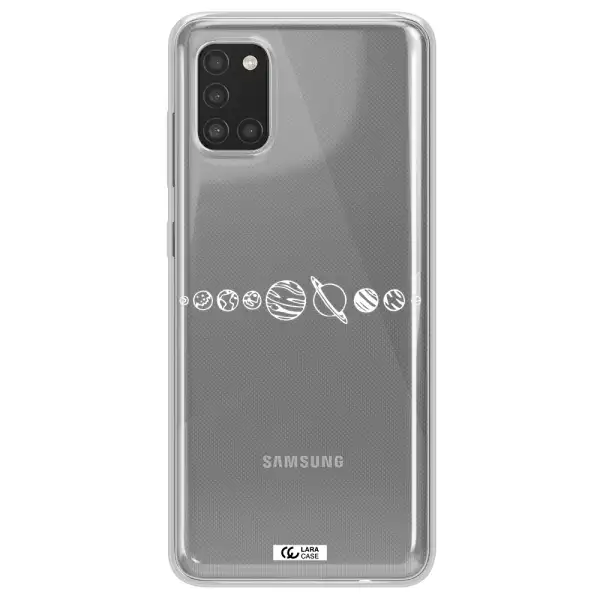 Solar System Samsung A31 Clear TPU Case