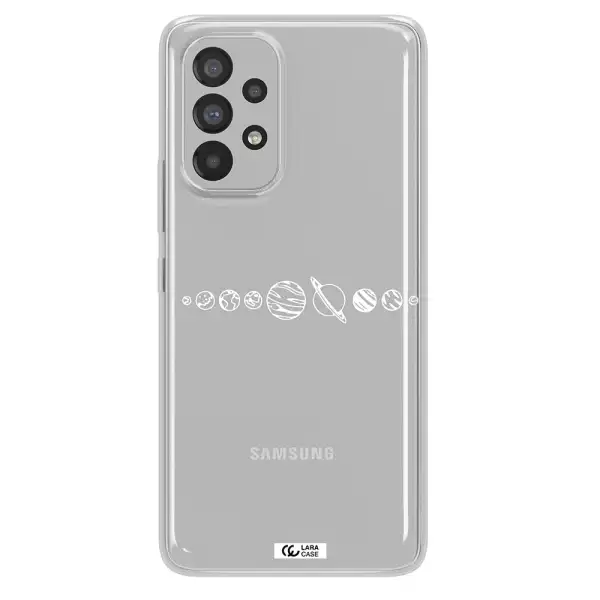 Solar System Samsung A53 Clear TPU Case