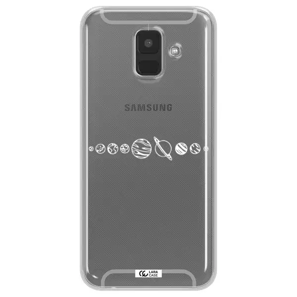 Solar System Samsung A6 Clear TPU Case