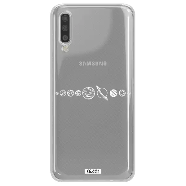 Solar System Samsung A70S Clear Tpu Case