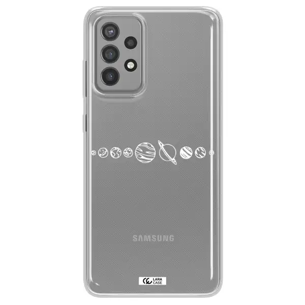 Solar System Samsung A72 Clear TPU Case