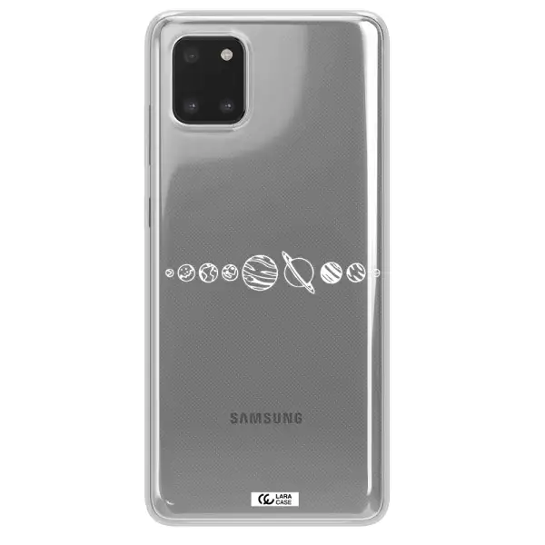 Solar System Samsung A81 Clear TPU Case