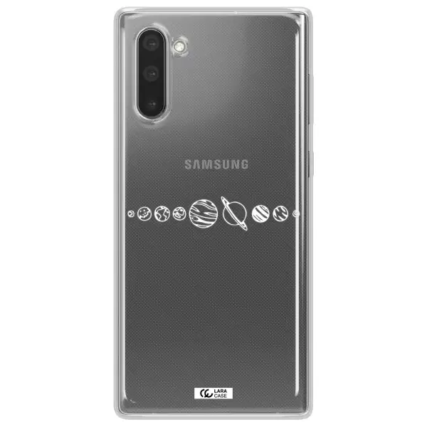 Solar System Samsung Note 10 Clear TPU Case