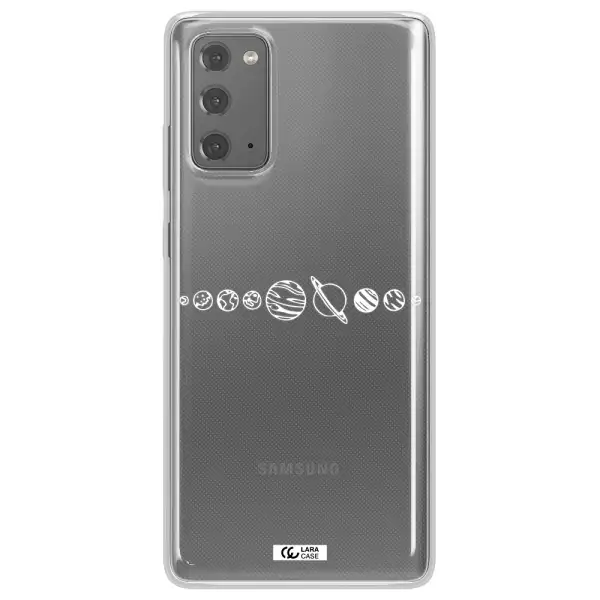 Solar System Samsung Note 20 Clear TPU Case