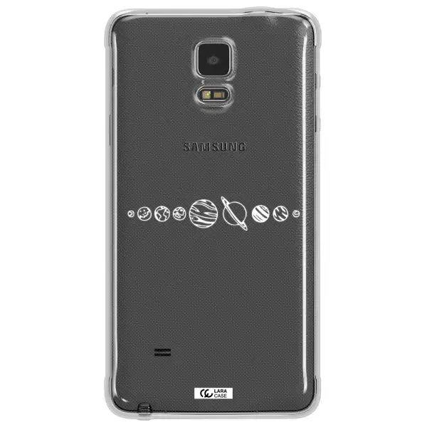 Solar System Samsung Note 4 Clear TPU Case