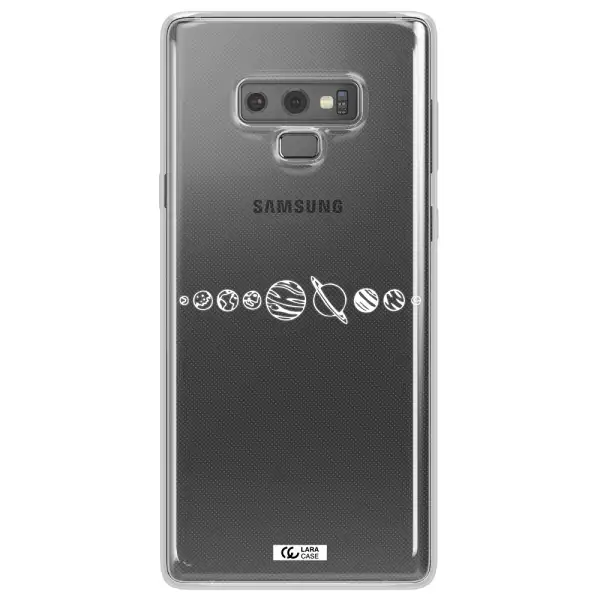 Solar System Samsung Note 9 Clear TPU Case