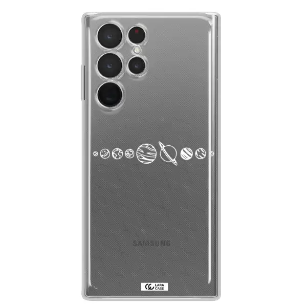 Solar System Samsung S 22 Ultra Clear TPU Case