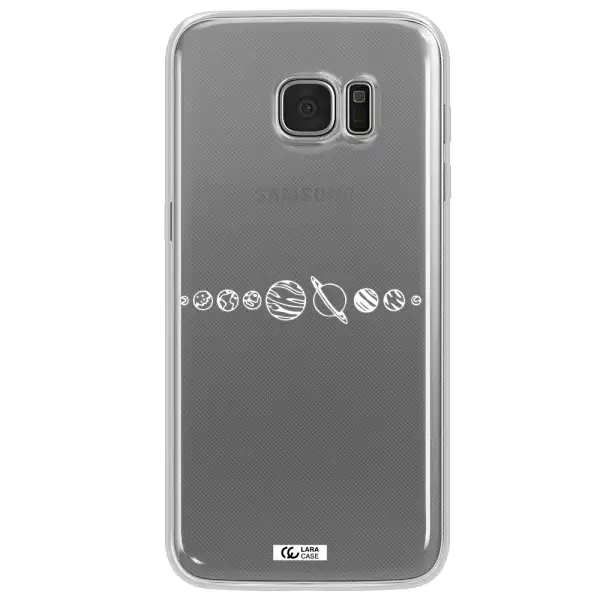 Solar System Samsung S7 Edge Clear TPU Case