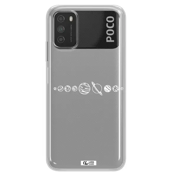 Solar System Xiaomi Poco M3 Clear TPU Case