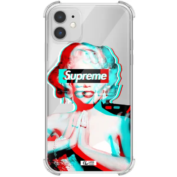 Marilyn Monroe Supreme Apple iPhone 11 Clear PC Case