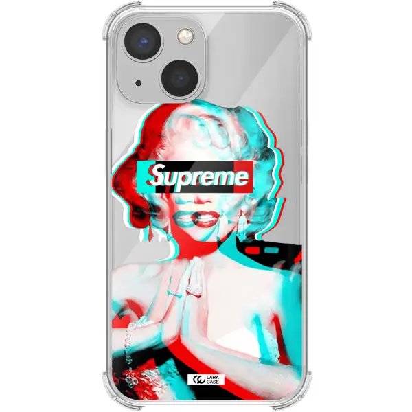 Marilyn Monroe Supreme Apple iPhone 13 mini Clear PC Case