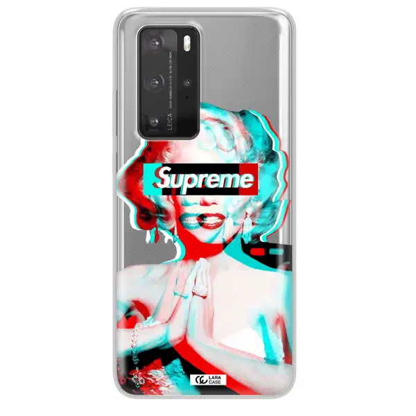 Marilyn Monroe Supreme Huawei P40 Pro Clear TPU Case