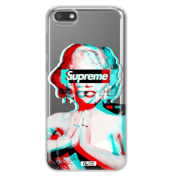 Marilyn Monroe Supreme Huawei Y5 2018 Clear TPU Case