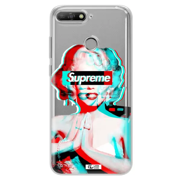 Marilyn Monroe Supreme Huawei Y6 Prime 2018 Clear TPU Case