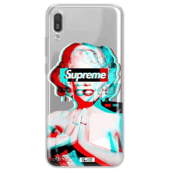 Marilyn Monroe Supreme Huawei Y6 Pro 2019 Clear TPU Case