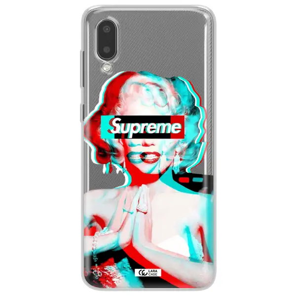 Marilyn Monroe Supreme Samsung A02 Clear TPU Case