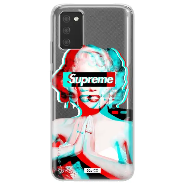 Marilyn Monroe Supreme Samsung A02S Clear TPU Case