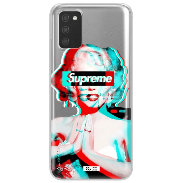 Marilyn Monroe Supreme Samsung A03S Clear TPU Case
