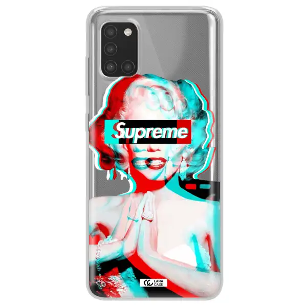 Marilyn Monroe Supreme Samsung A31 Clear TPU Case