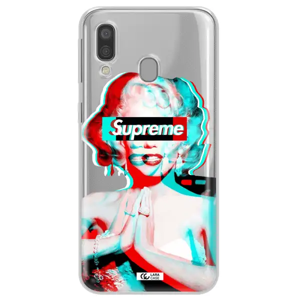 Marilyn Monroe Supreme Samsung A40 Clear TPU Case