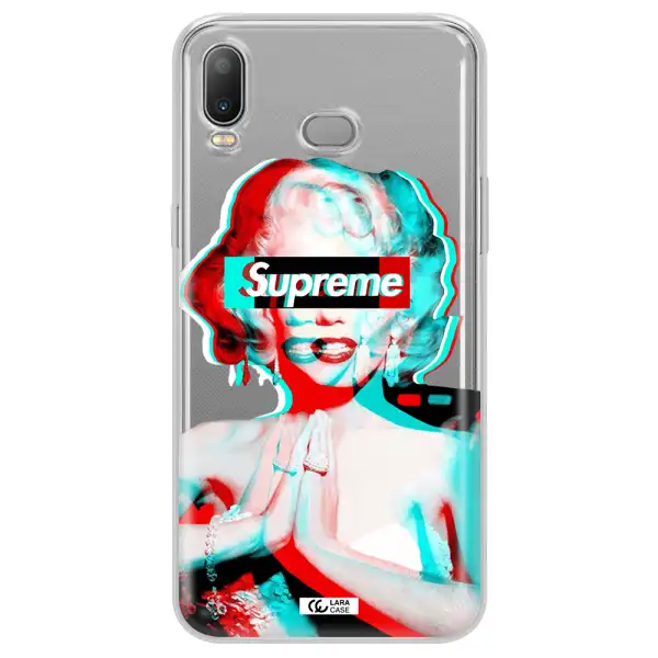 Marilyn Monroe Supreme Samsung A6S Clear TPU Case