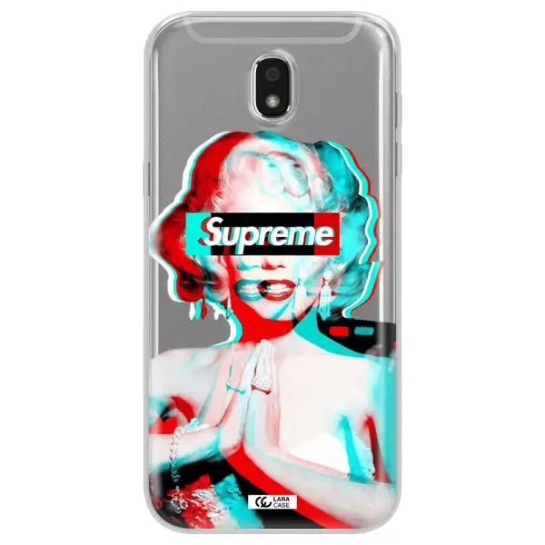 Marilyn Monroe Supreme Samsung J5 2017 Clear TPU Case