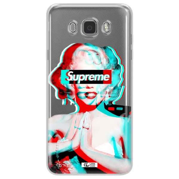 Marilyn Monroe Supreme Samsung J7 2016 Clear TPU Case